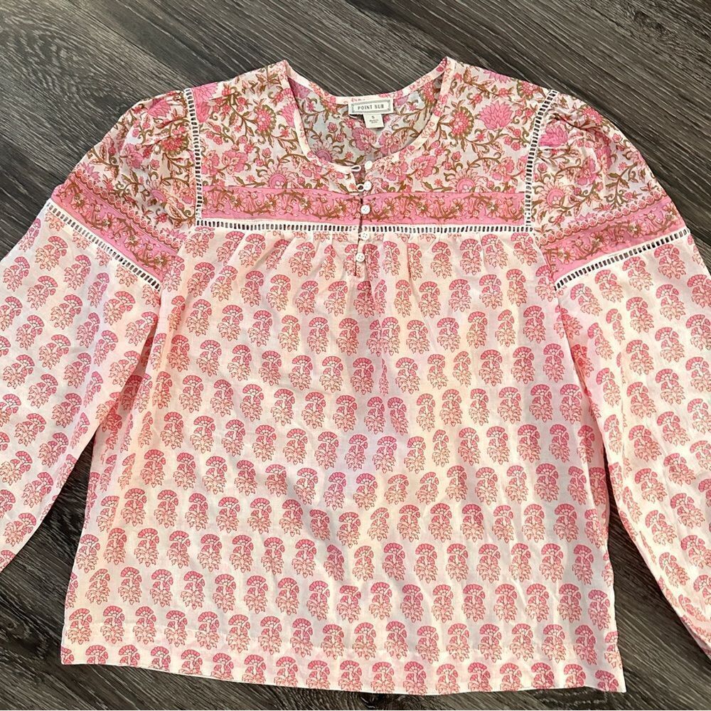 Point Sur blouse - Picture 2 of 7